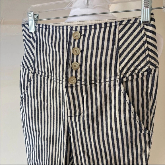 free people frankie high waist striped pants xs - Picture 5 of 12